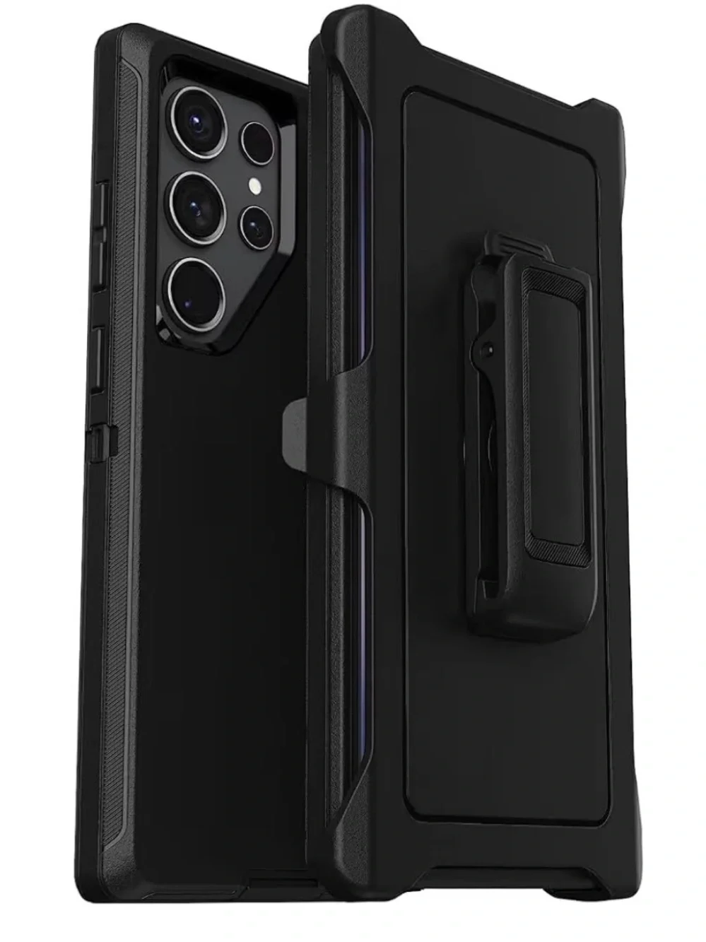 Samsung Galaxy S23 (Ultra) Defender Series Black Case & Clip. ✅✅✅✅🔥🔥🔥🔥